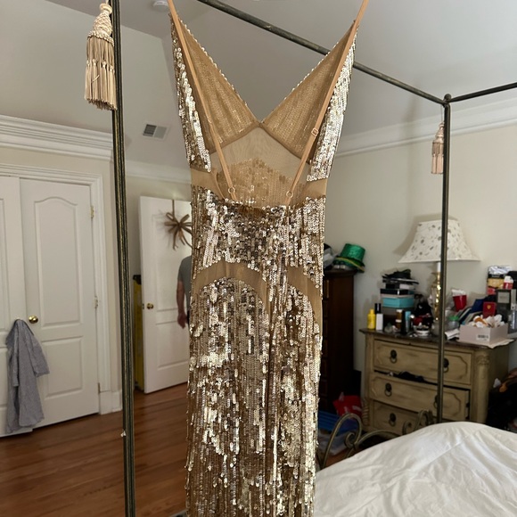 LOVERS+FRIENDS LOYAL EMBELLISHED GOWN - Picture 6 of 7